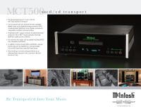 McIntosh MCT500 - Brochure 